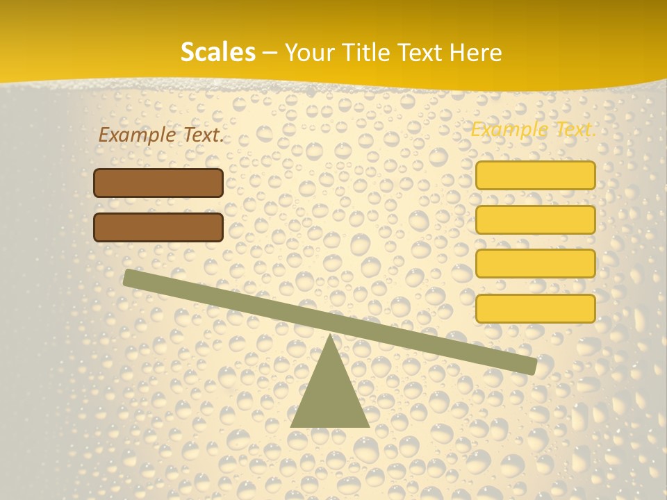 Cold Cool Beer PowerPoint Template