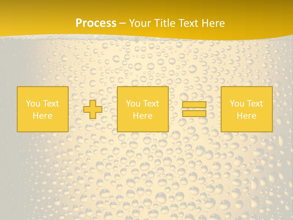Cold Cool Beer PowerPoint Template