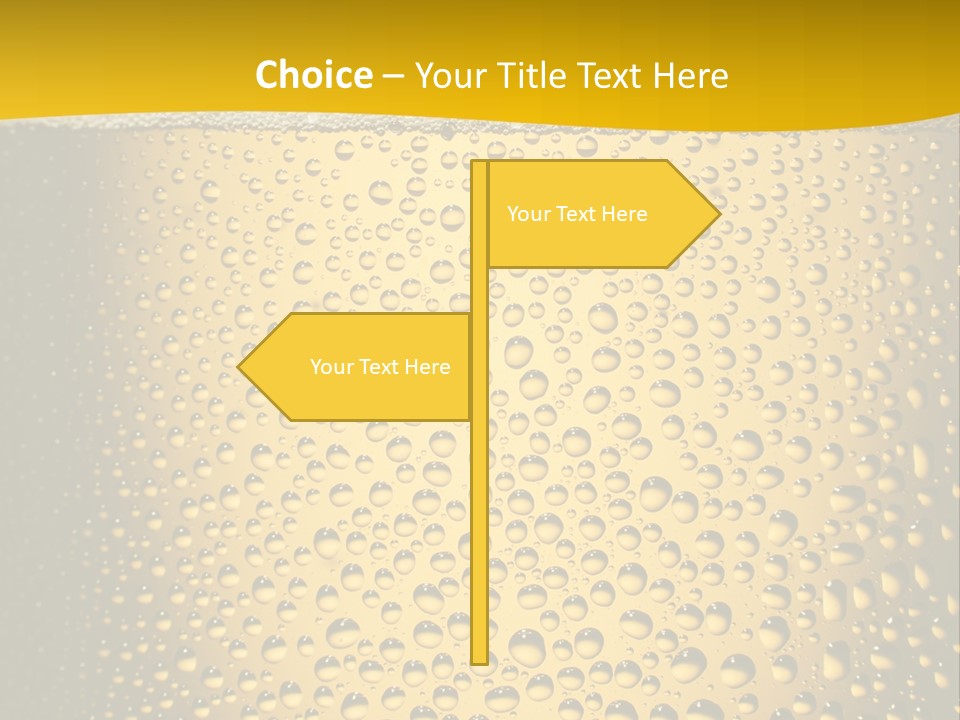 Cold Cool Beer PowerPoint Template