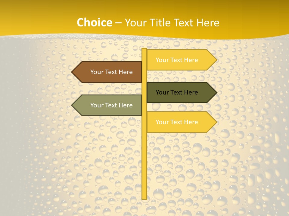 Cold Cool Beer PowerPoint Template