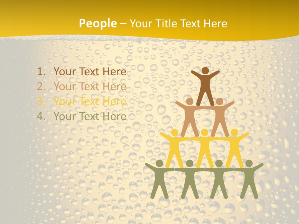 Cold Cool Beer PowerPoint Template