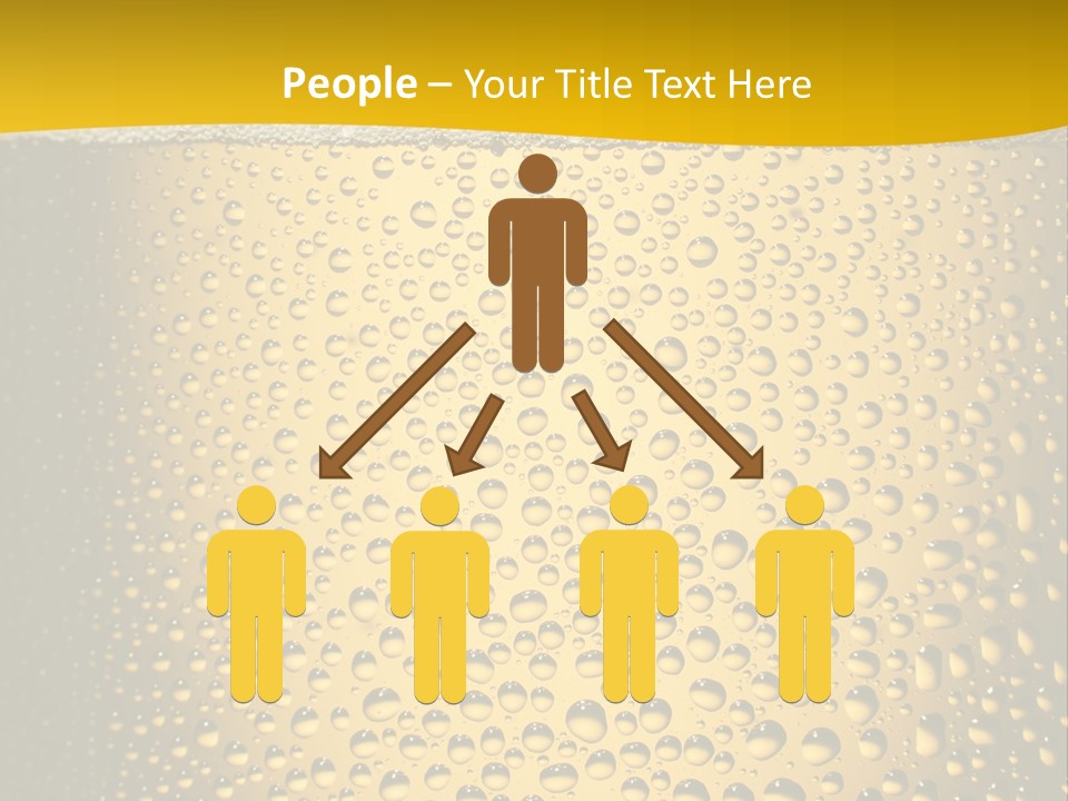 Cold Cool Beer PowerPoint Template