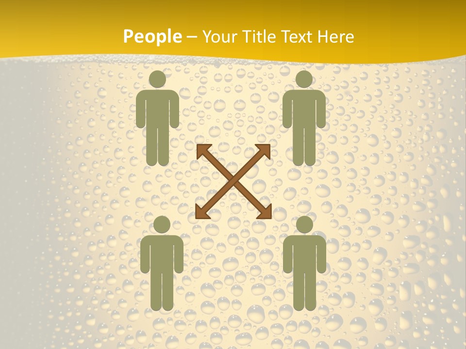 Cold Cool Beer PowerPoint Template