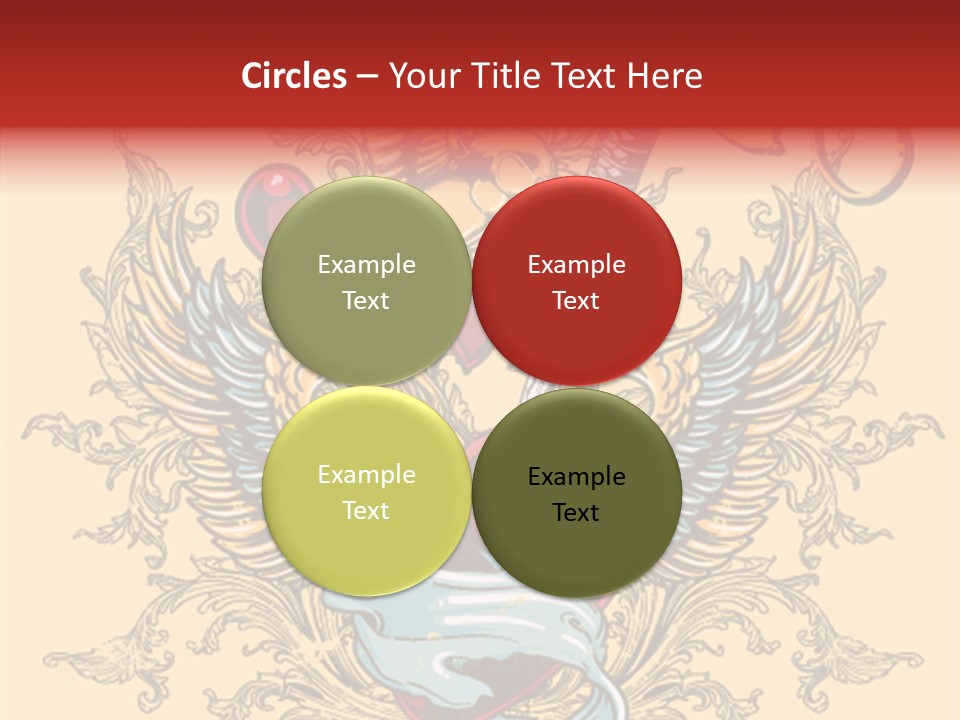 Curl Artistic Element PowerPoint Template