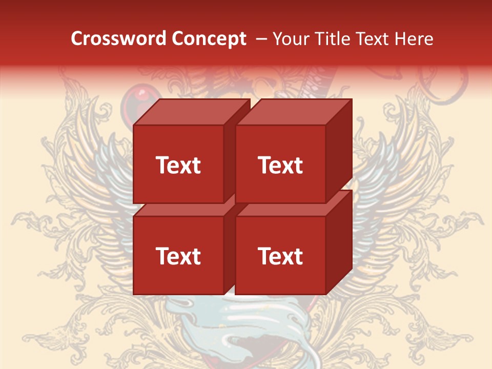Curl Artistic Element PowerPoint Template