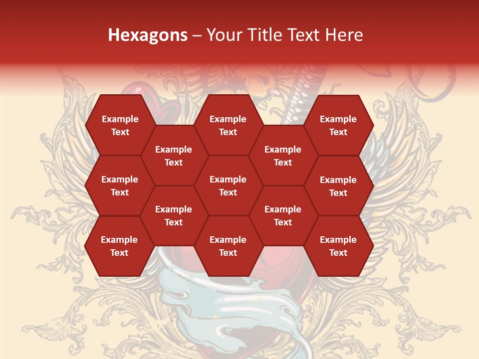 Curl Artistic Element PowerPoint Template