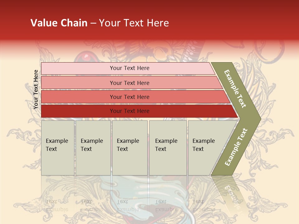 Curl Artistic Element PowerPoint Template