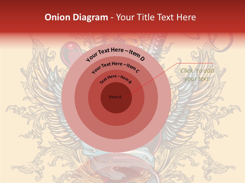 Curl Artistic Element PowerPoint Template