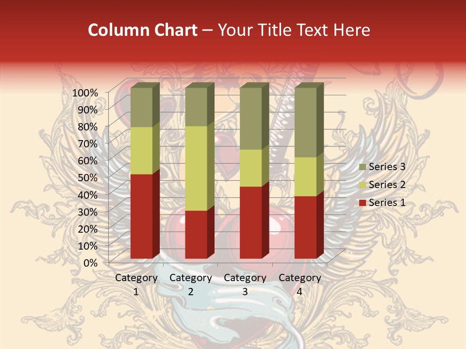 Curl Artistic Element PowerPoint Template