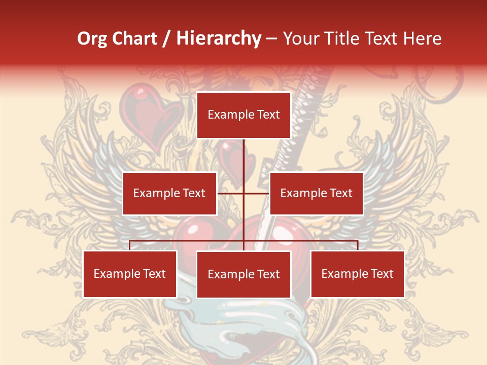 Curl Artistic Element PowerPoint Template