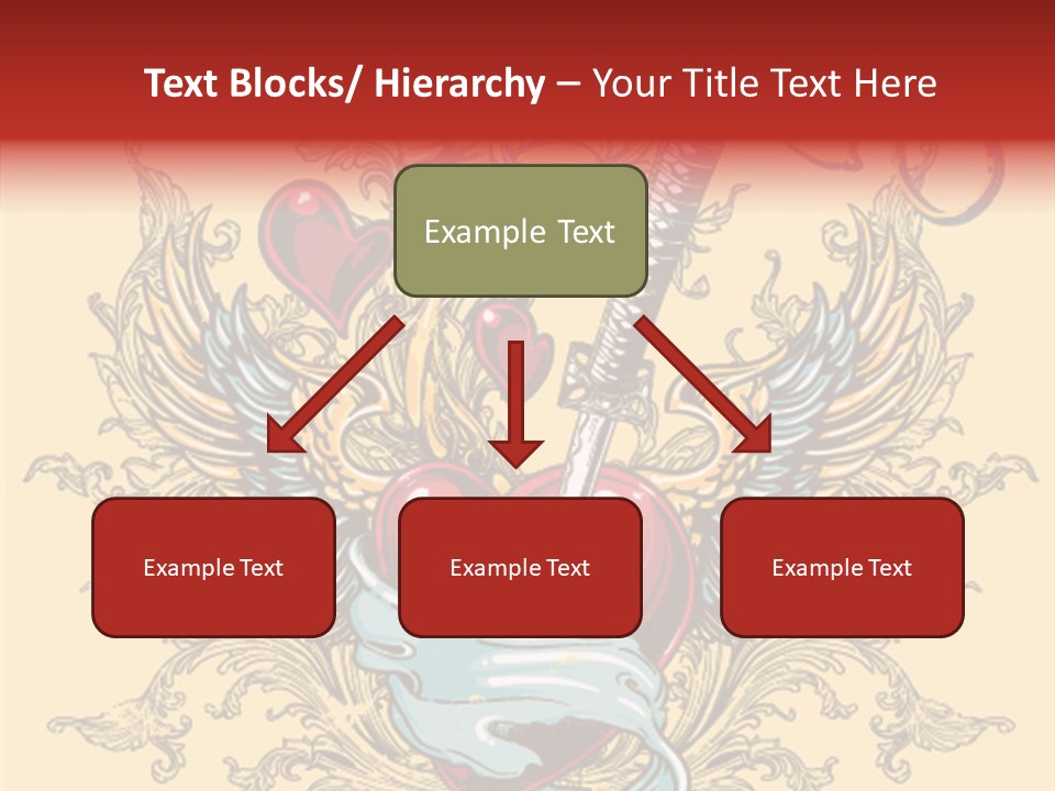 Curl Artistic Element PowerPoint Template