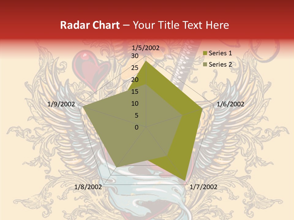 Curl Artistic Element PowerPoint Template