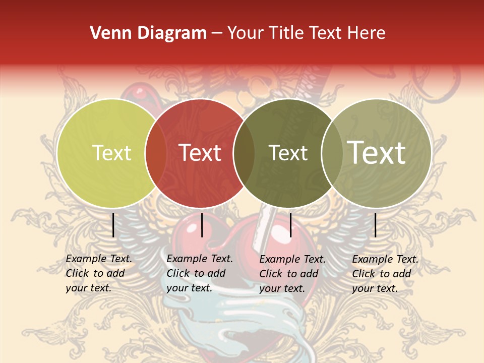 Curl Artistic Element PowerPoint Template