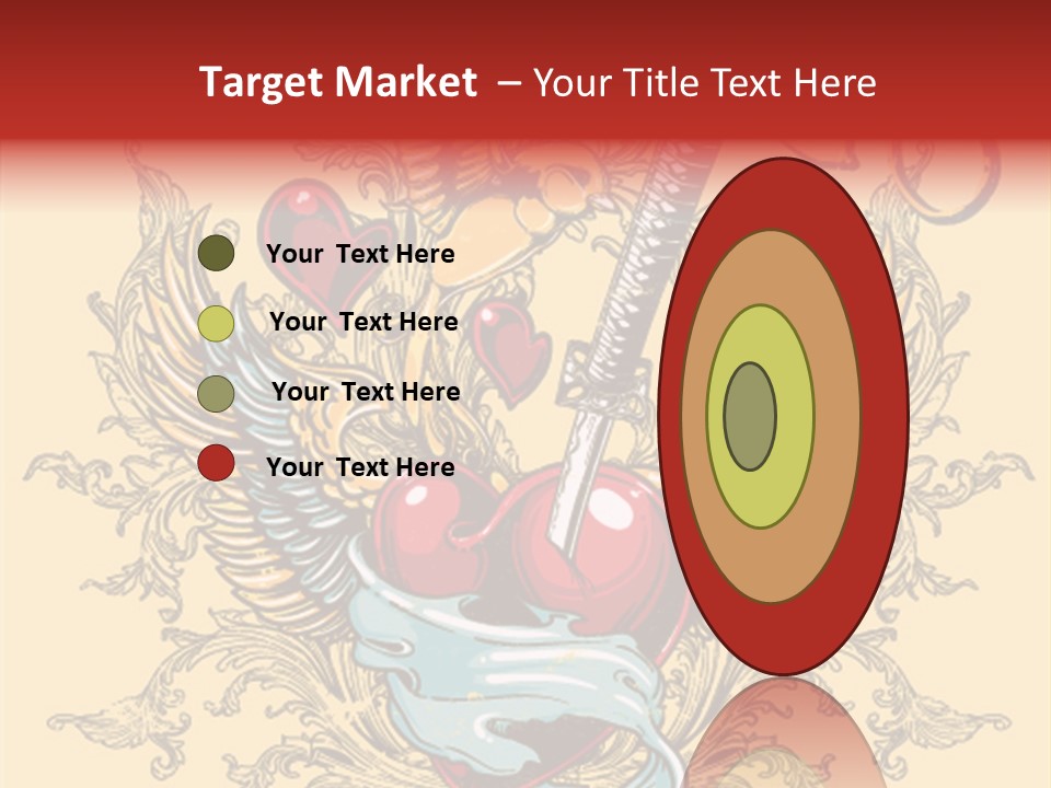 Curl Artistic Element PowerPoint Template