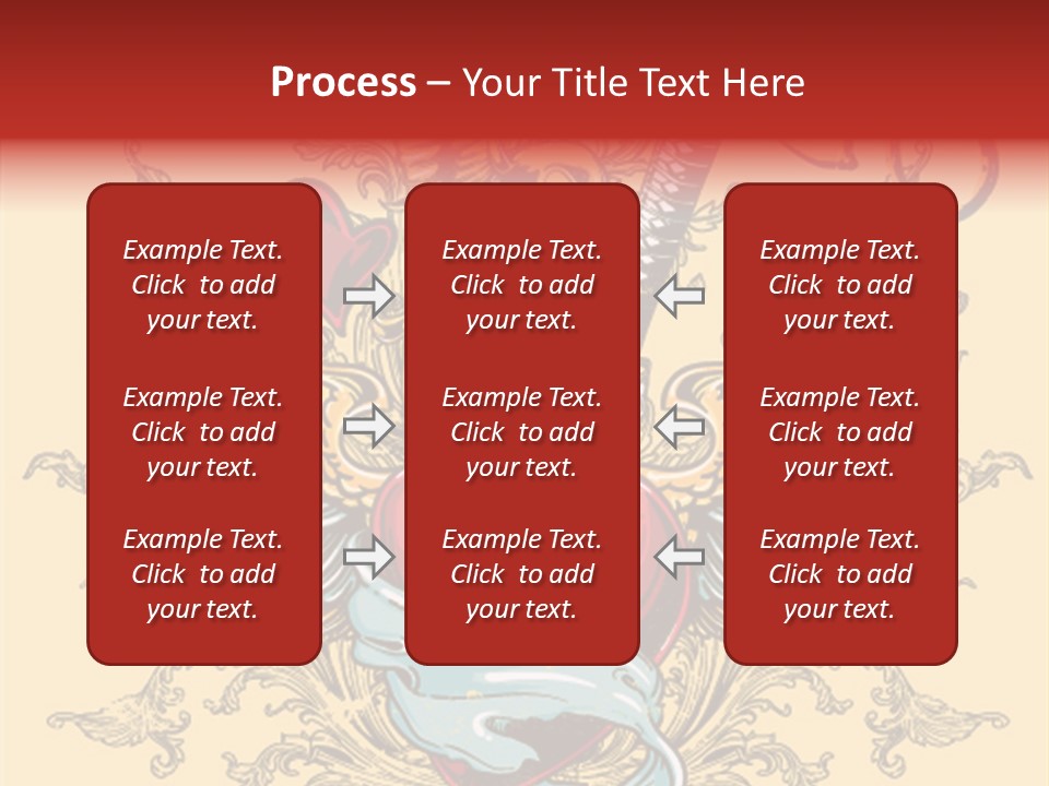 Curl Artistic Element PowerPoint Template