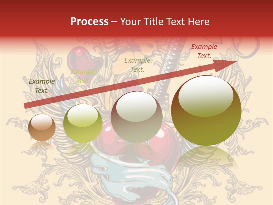 Curl Artistic Element PowerPoint Template