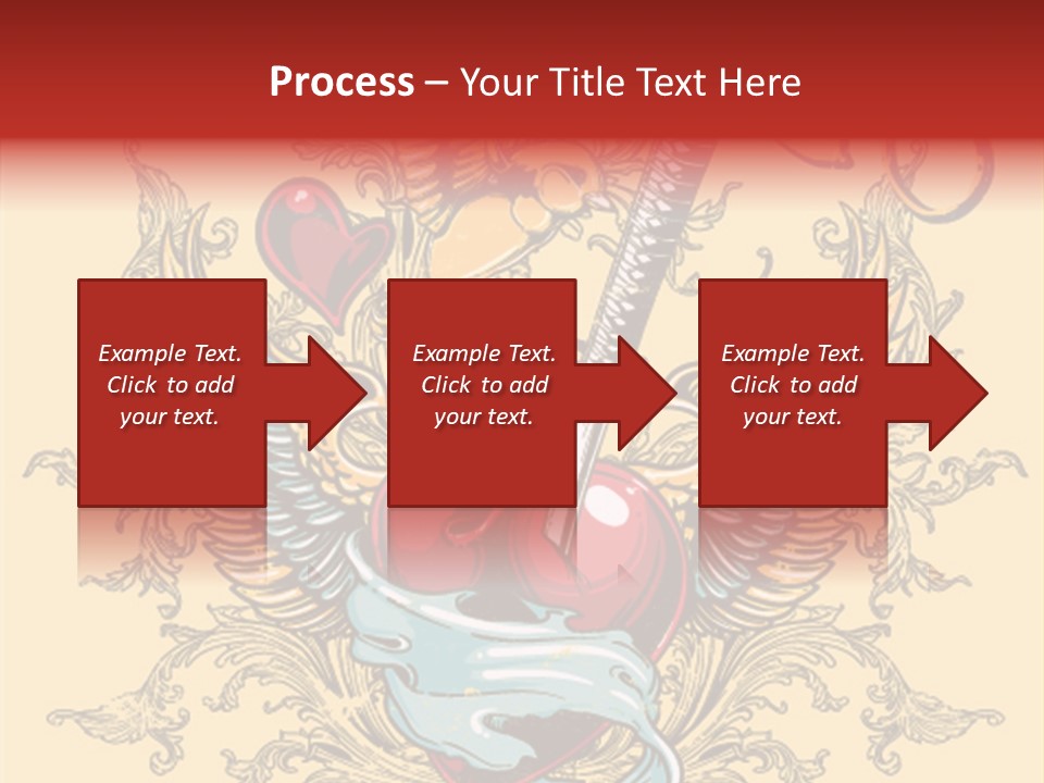 Curl Artistic Element PowerPoint Template