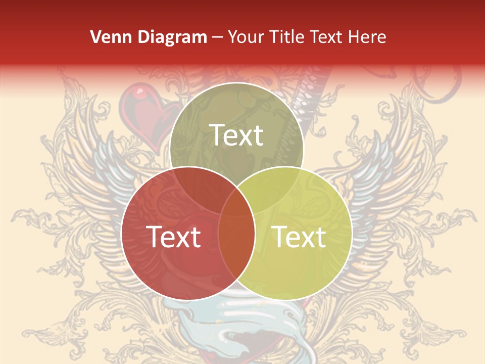 Curl Artistic Element PowerPoint Template