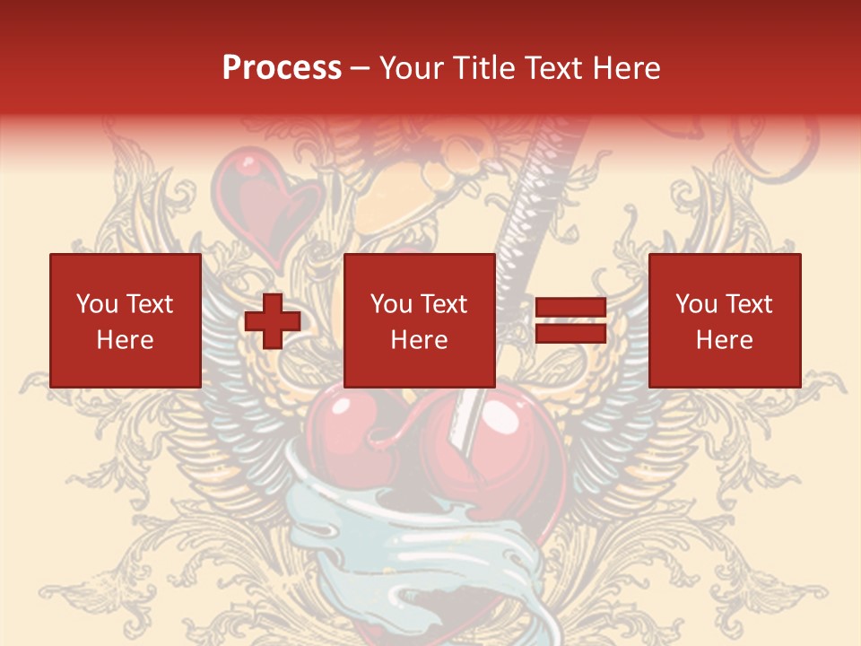 Curl Artistic Element PowerPoint Template