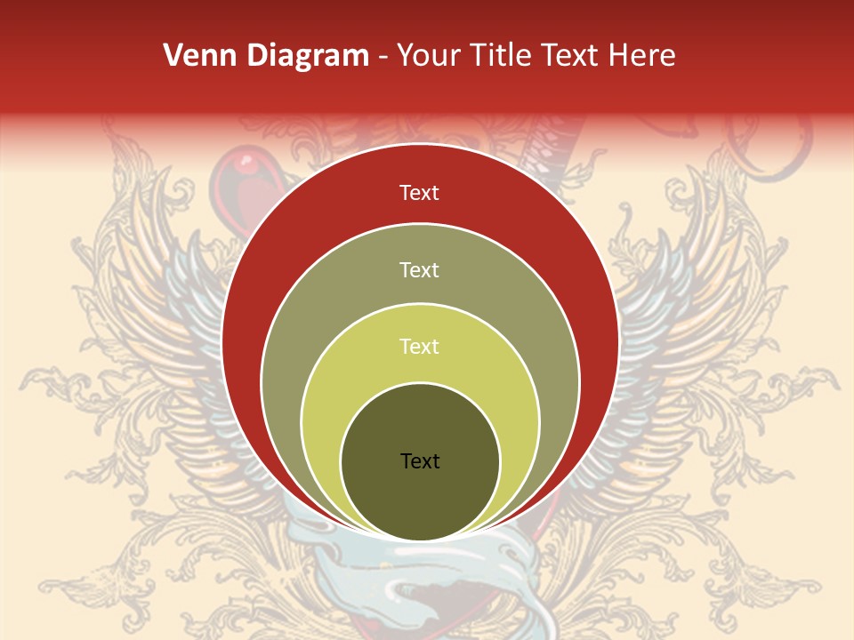 Curl Artistic Element PowerPoint Template