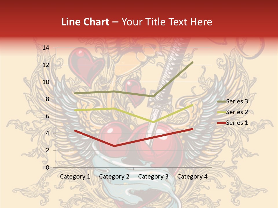 Curl Artistic Element PowerPoint Template