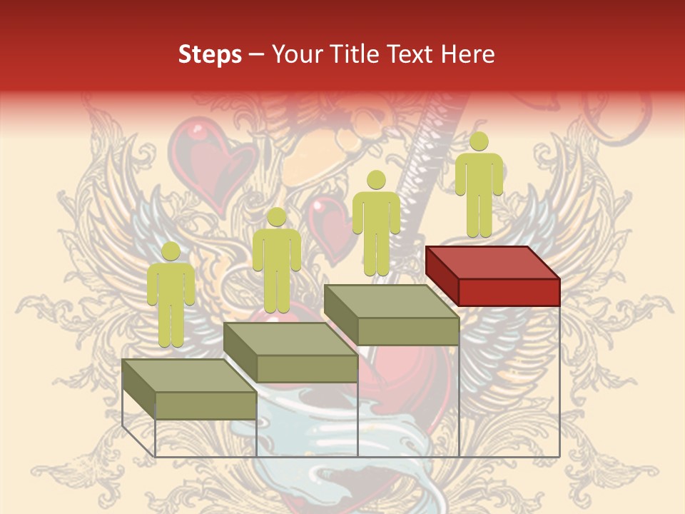 Curl Artistic Element PowerPoint Template