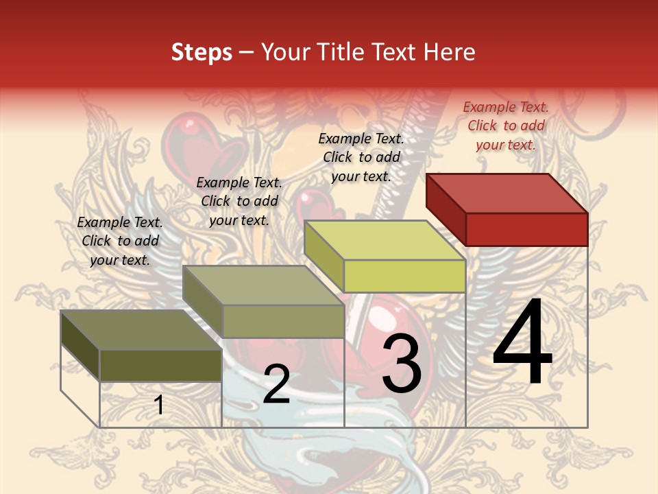 Curl Artistic Element PowerPoint Template