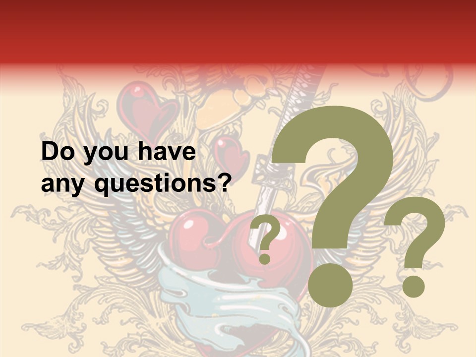 Curl Artistic Element PowerPoint Template