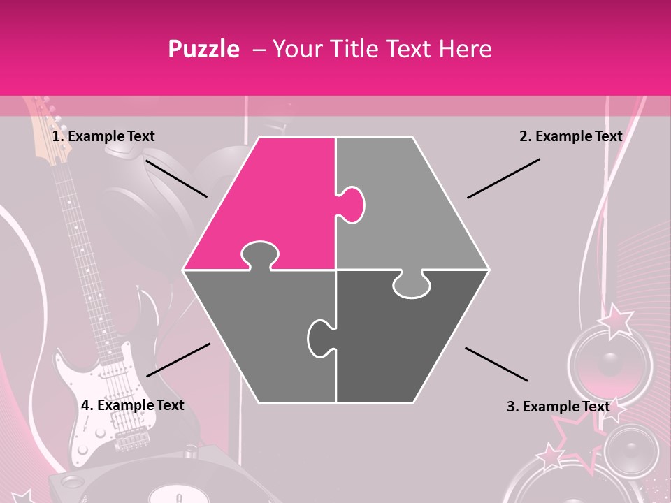 Bass Electro Vector PowerPoint Template