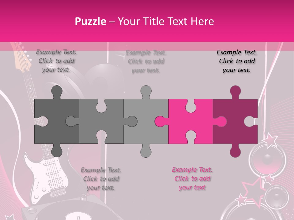 Bass Electro Vector PowerPoint Template