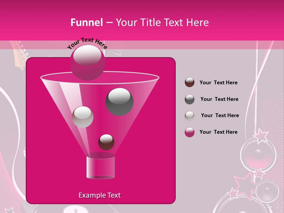 Bass Electro Vector PowerPoint Template