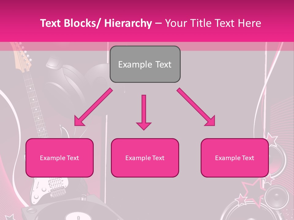 Bass Electro Vector PowerPoint Template