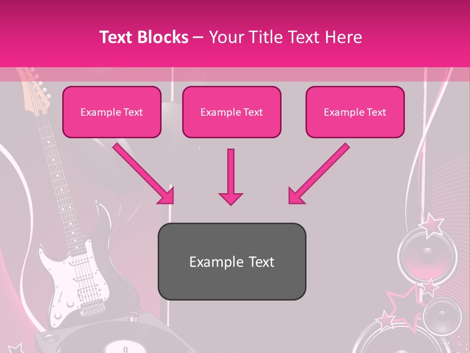 Bass Electro Vector PowerPoint Template