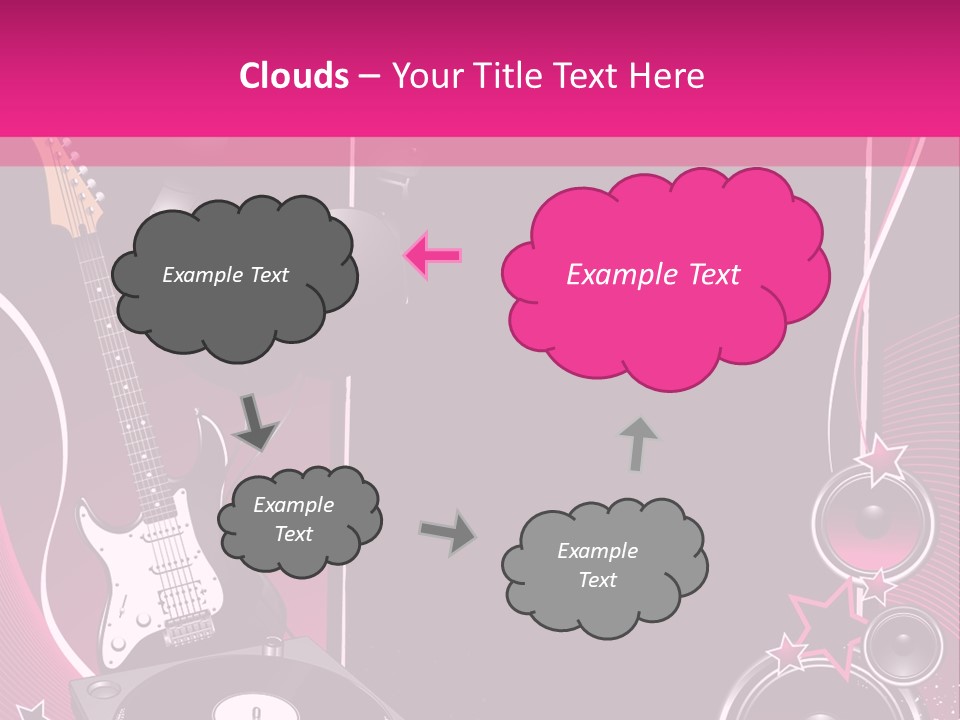 Bass Electro Vector PowerPoint Template