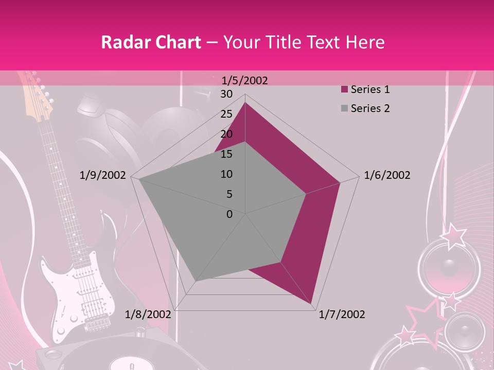Bass Electro Vector PowerPoint Template