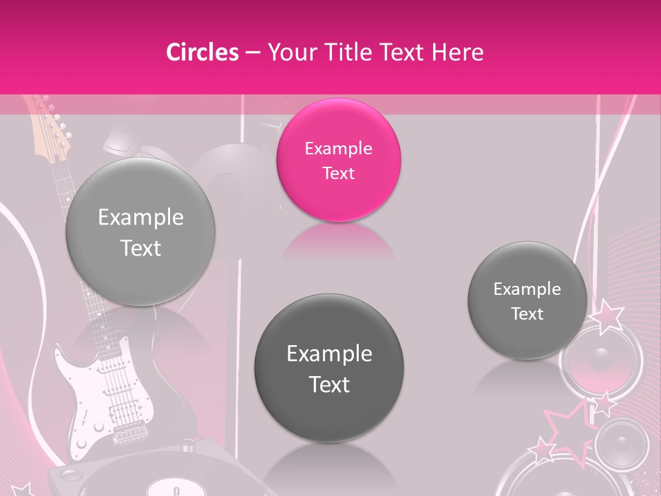 Bass Electro Vector PowerPoint Template