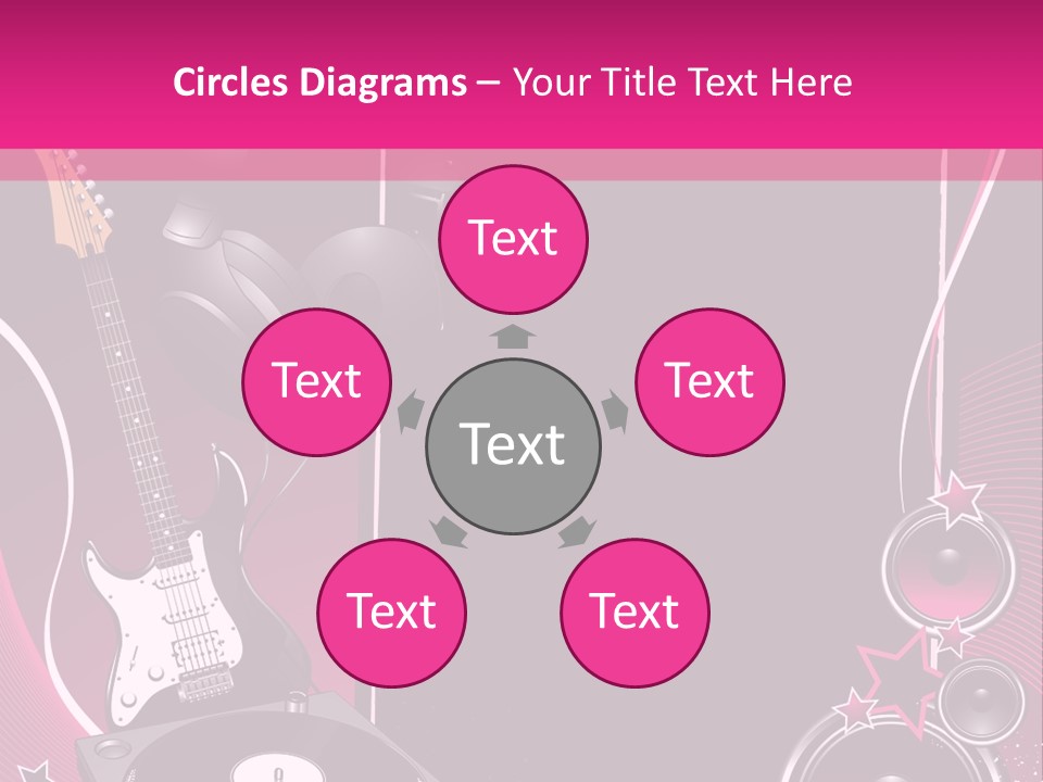 Bass Electro Vector PowerPoint Template