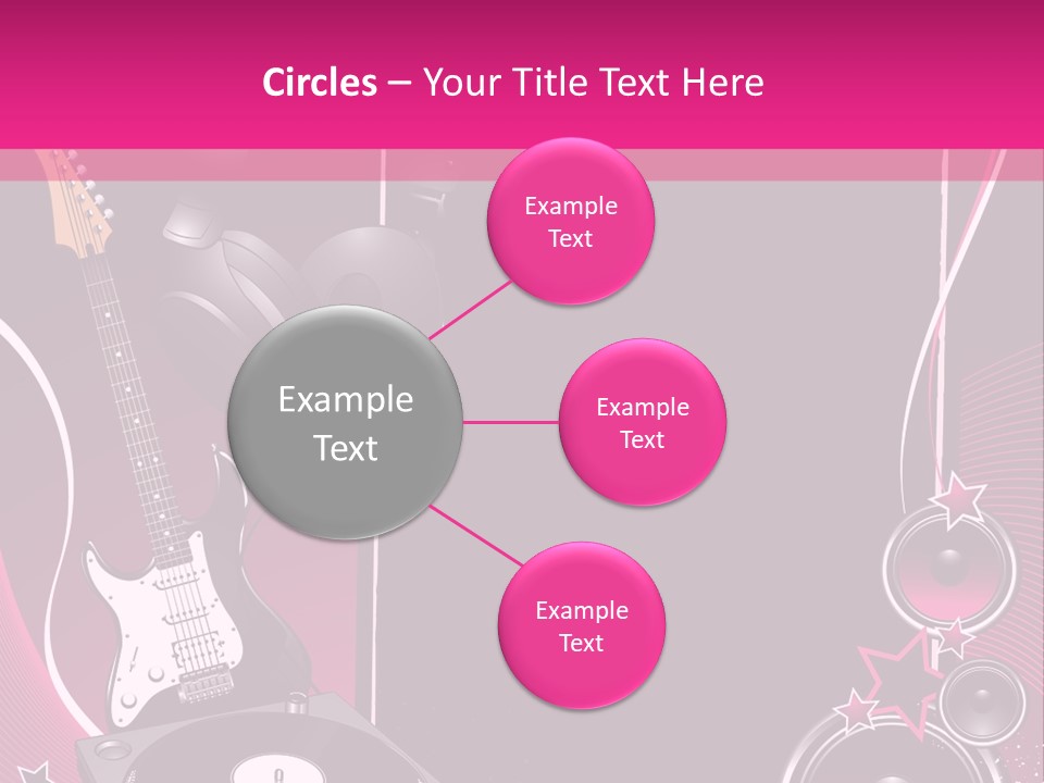 Bass Electro Vector PowerPoint Template