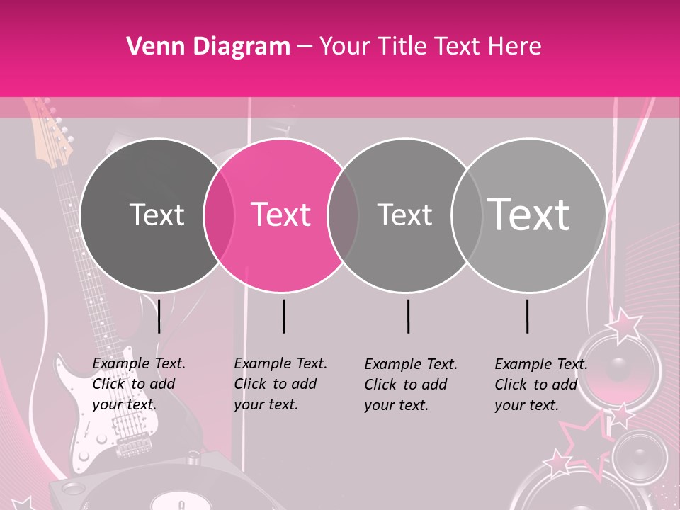 Bass Electro Vector PowerPoint Template