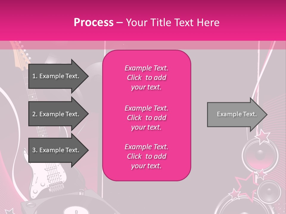Bass Electro Vector PowerPoint Template