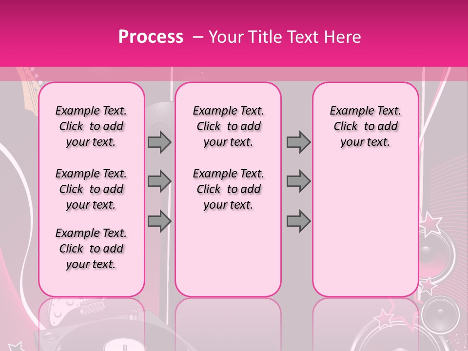 Bass Electro Vector PowerPoint Template