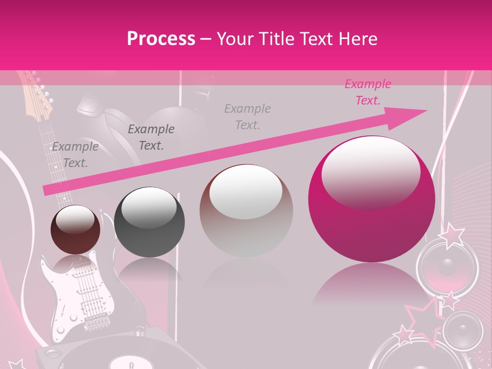 Bass Electro Vector PowerPoint Template