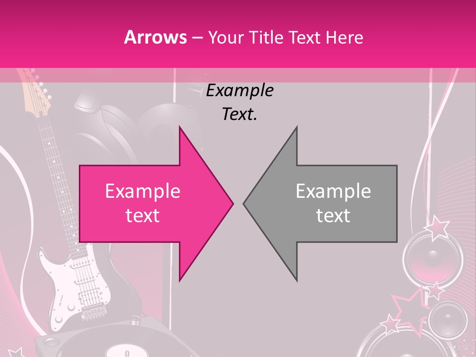 Bass Electro Vector PowerPoint Template