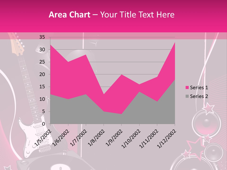 Bass Electro Vector PowerPoint Template