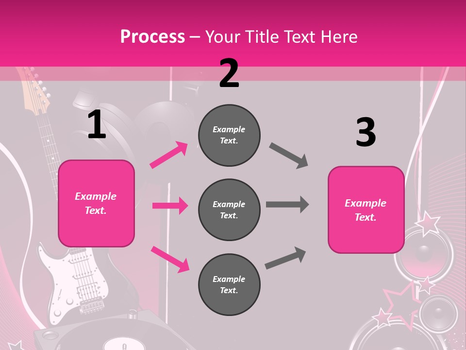 Bass Electro Vector PowerPoint Template