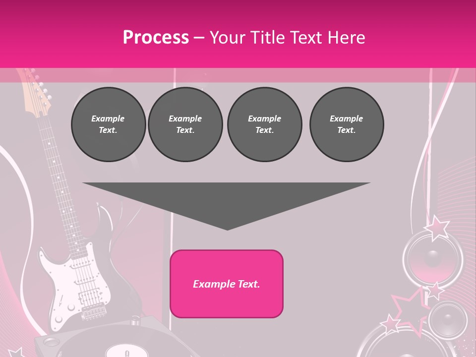 Bass Electro Vector PowerPoint Template