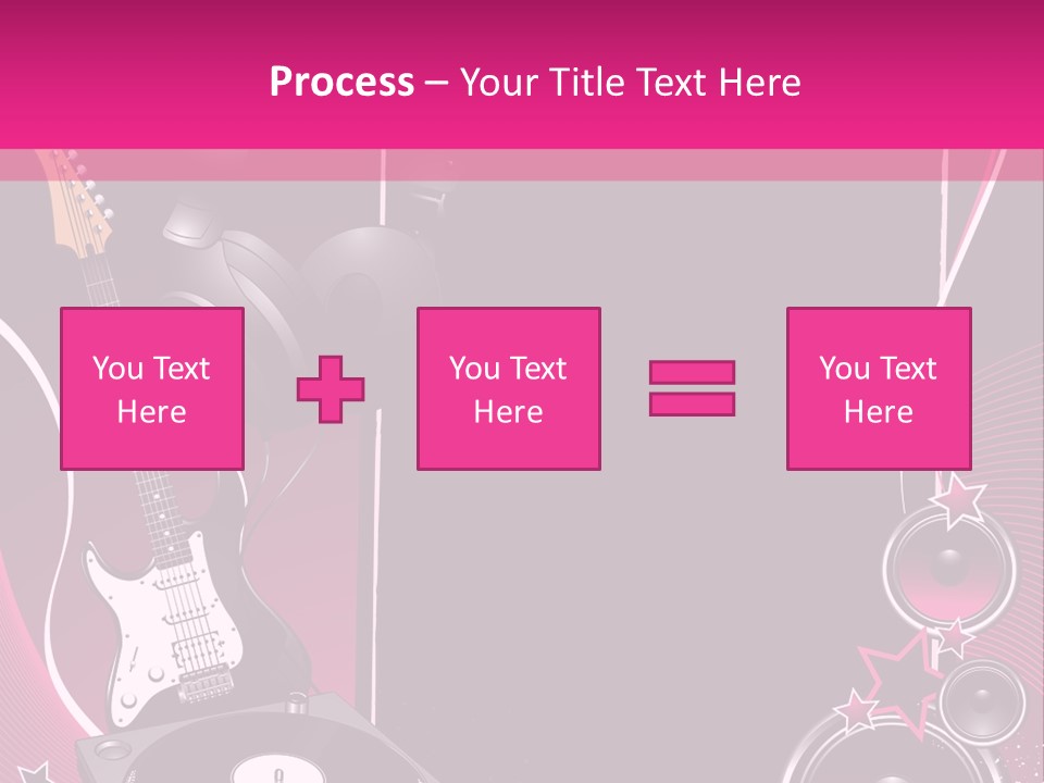 Bass Electro Vector PowerPoint Template