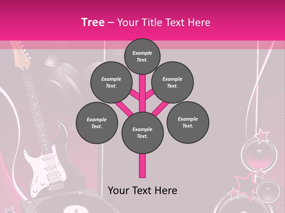 Bass Electro Vector PowerPoint Template