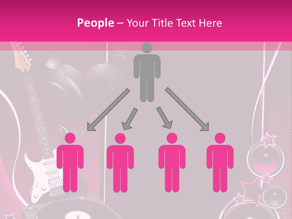 Bass Electro Vector PowerPoint Template