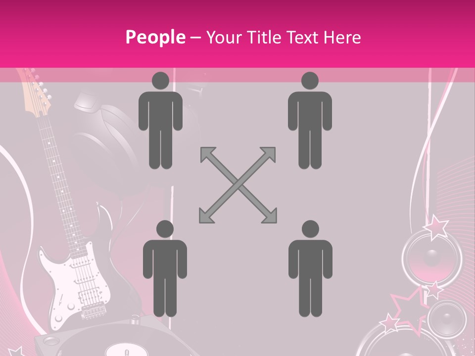 Bass Electro Vector PowerPoint Template